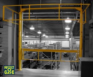 The Protect-O-Gate 'Clear Aisle' Mezzanine Safety Gate