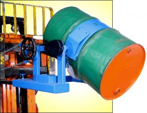 Morse Forklift-Karriers convert your fork truck into a drum handler