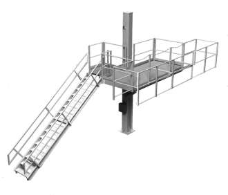 The G-RAFF line of Elevating Platforms | Superior Fall Protection for All Tank Trucks & Bulk Rail Cars